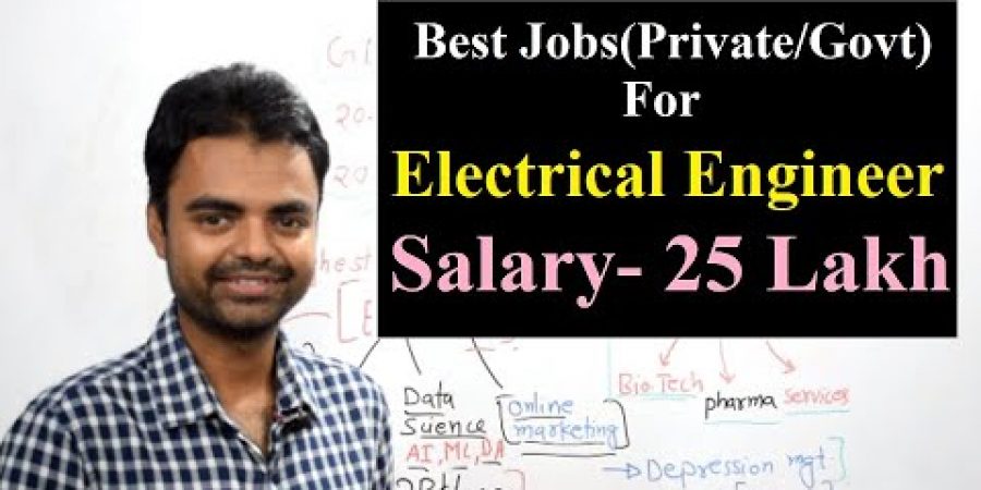 Best Govt/Private Job Opportunities for a Electrical Engineer in India, Salary Job without GATE