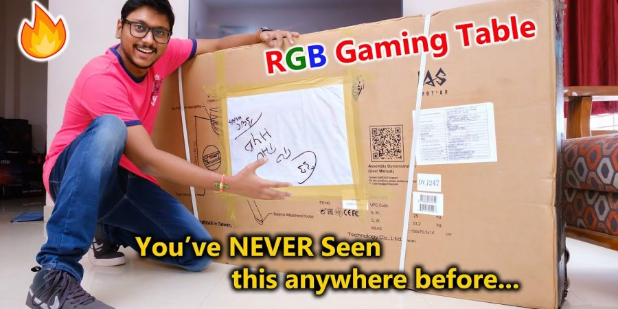 First RGB Gaming Desk Unboxing in India... This is MADNESS 🤯🔥