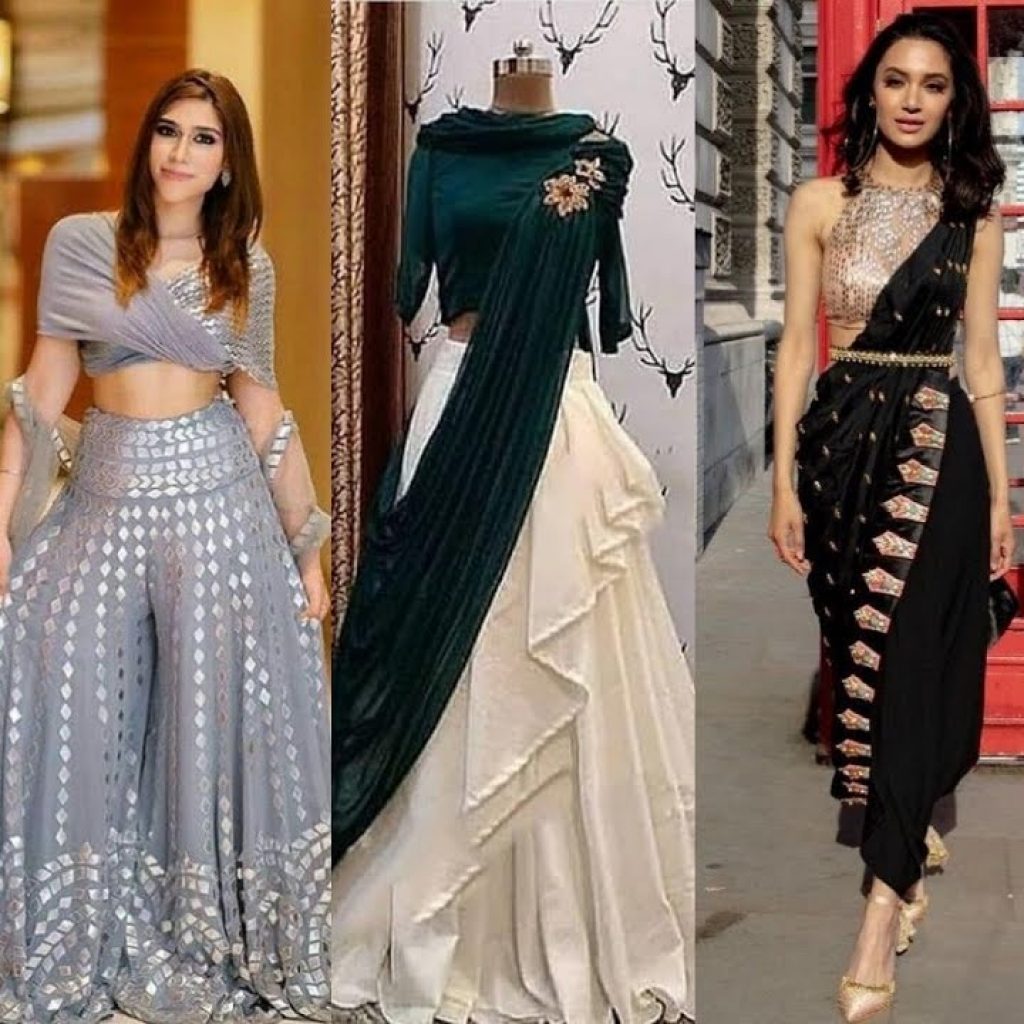 Designer Indo Western Gown  Maharani Designer Boutique