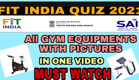 gym equipment names/fit India Quiz competition 2021