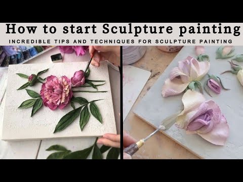 Basic Techniques Of Sculpture Painting| How To Start Sculpture Painting|Basics Of Sculpture Painting