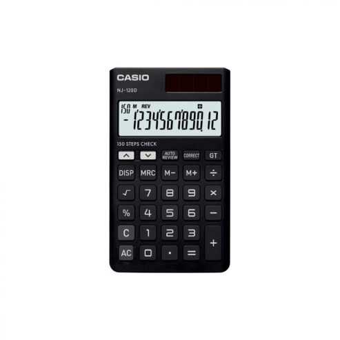 Casio NJ-120D-BK Portable Basic Calculator