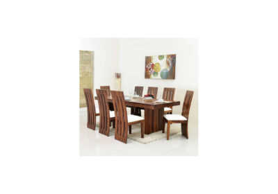 kendalwood furniture primum quality dining table and 8 chair with cushions solid wood 8 seater dining set