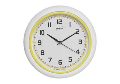 oreva analog 25.5 cm x 25.5 cm wall clock