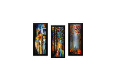 saf set of 3 modern art digital reprint 17 inch x 24 inch painting