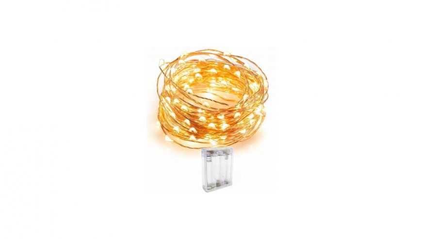 The Bling Stores Battery Powered Copper Wire LED String Lights