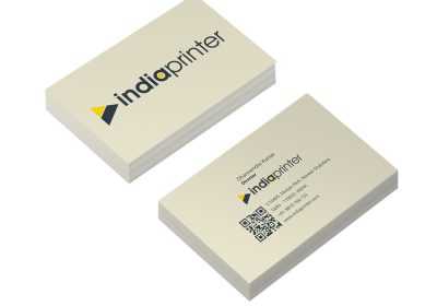 India Printer Business Cards Natural 2