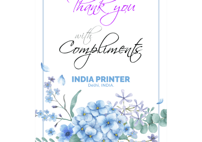 Compliment Cards Foldable – A4 Size Gloss Paper