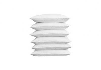 lawera polyester fibre cotton nature sleeping pillow pack of 5