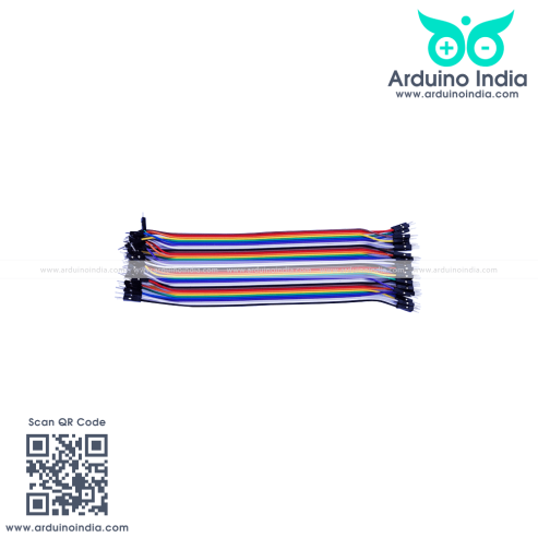 Breadboard Flexible Jumper Wire – Male to Male – 40 Pcs